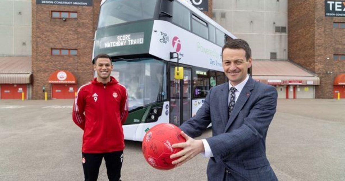 OpenGraph Image for First Bus to give Aberdeen FC fans free matchday travel