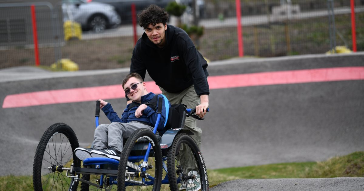 OpenGraph Image for Young people reach new heights at inclusive climbing and skate park session