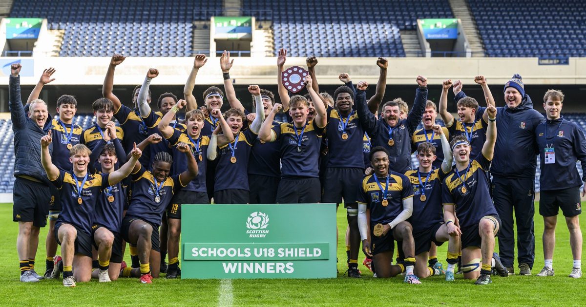 OpenGraph Image for RGC crowned U18 Scottish Schools Shield champions at Murrayfield