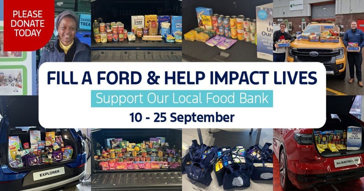 OpenGraph Image for TrustFord launches “Fill a Ford” foodbank campaign