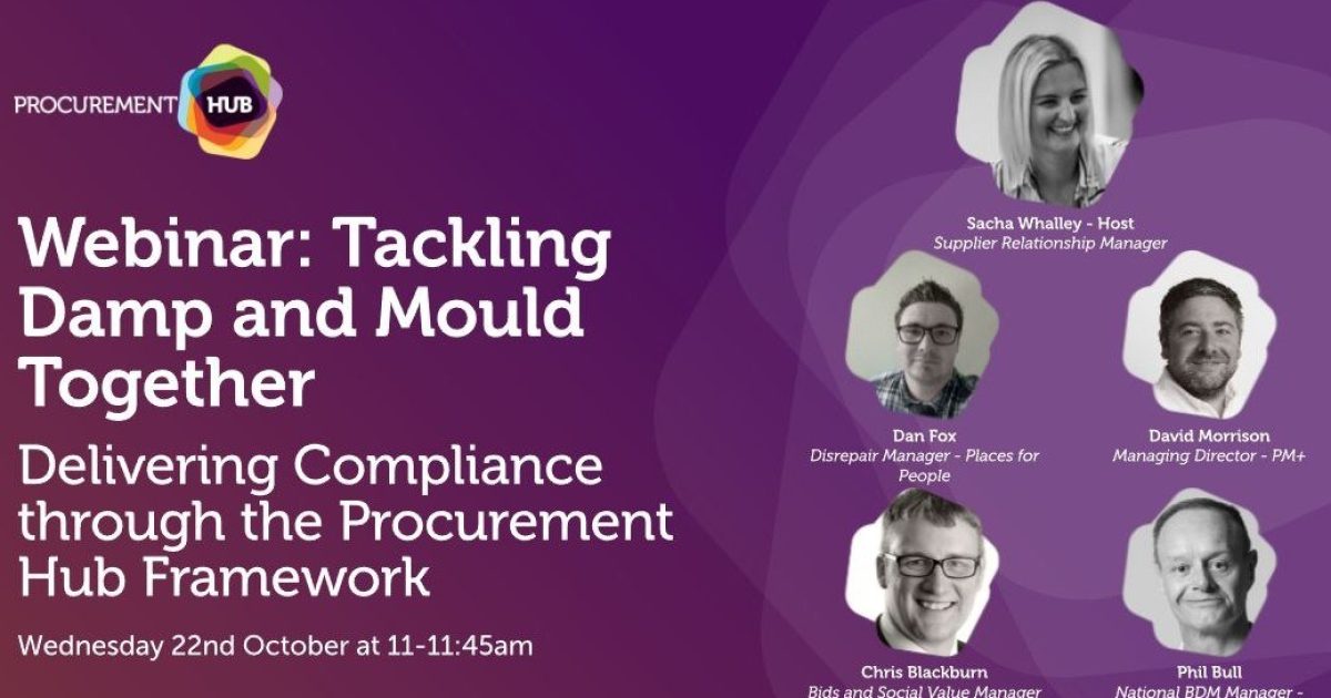 OpenGraph Image for Tackling Damp and Mould: Procurement Hub framework supports public sector compliance