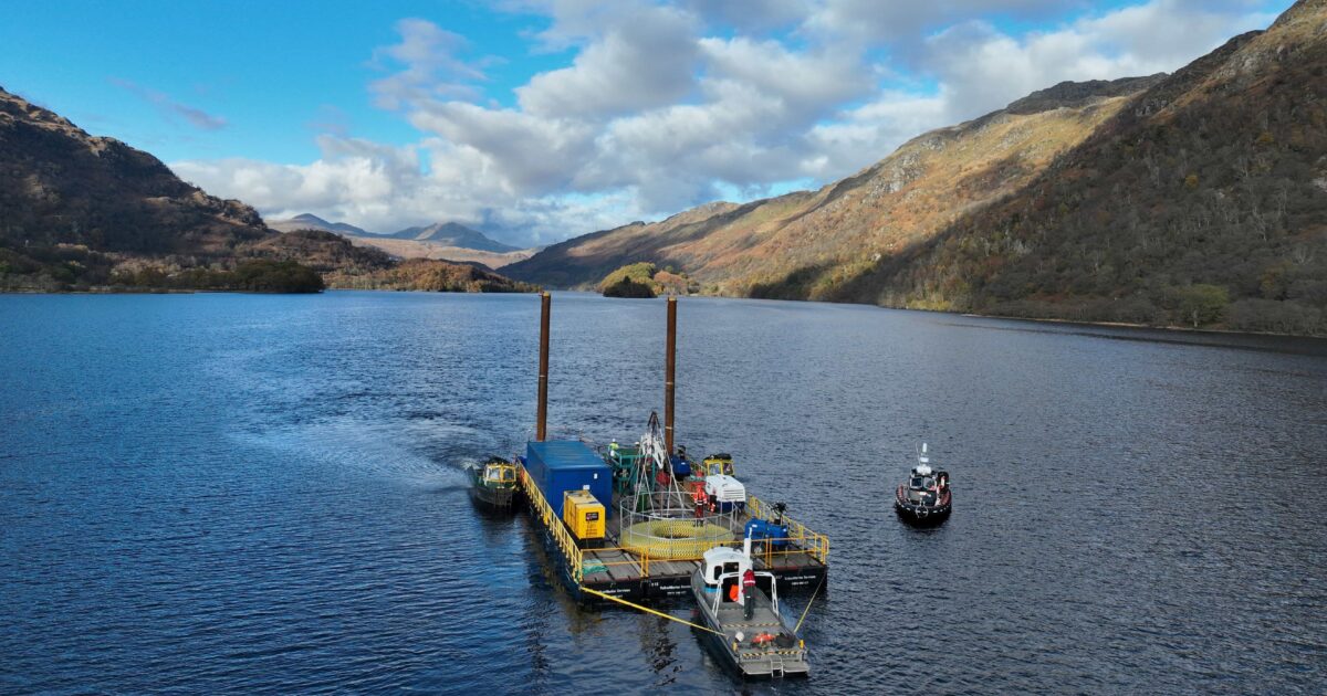 OpenGraph Image for 23D supports BT fibre optic cable installation at Loch Lomond