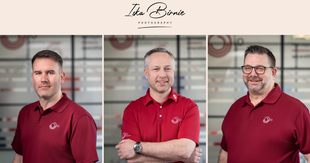 OpenGraph Image for Aberdeen photographer showcases the team behind the technology at iO IT