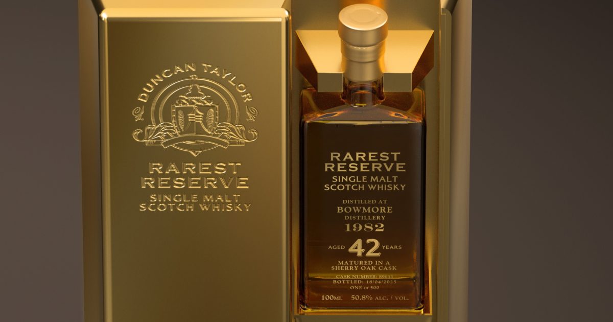 OpenGraph Image for Duncan Taylor Scotch Whisky releases Bowmore Rarest Reserve 1982