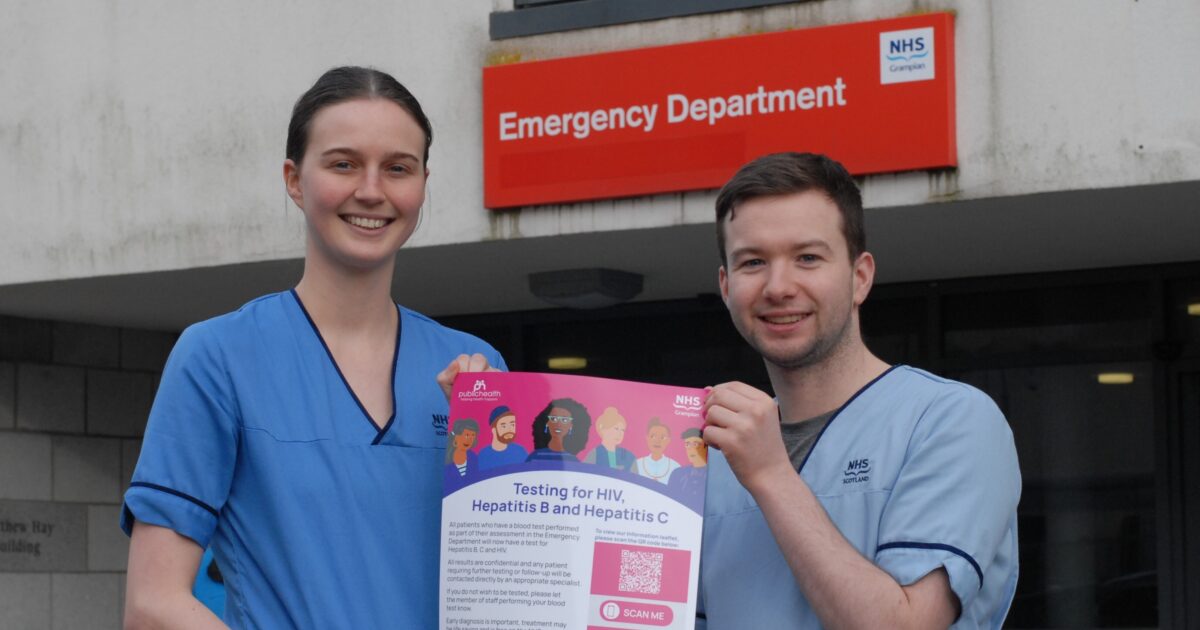 OpenGraph Image for NHS Grampian launches pilot to diagnose blood-borne viruses
