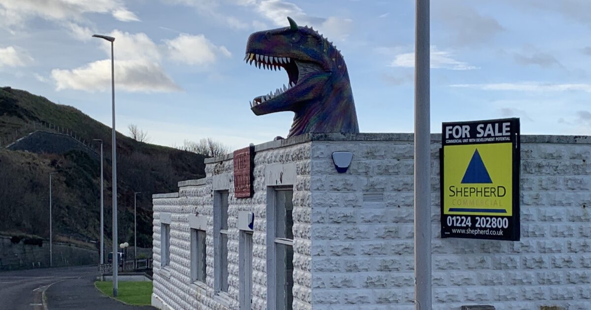 OpenGraph Image for Landmark dinosaur building in Cullen to go under the hammer at Shepherd commercial property auction