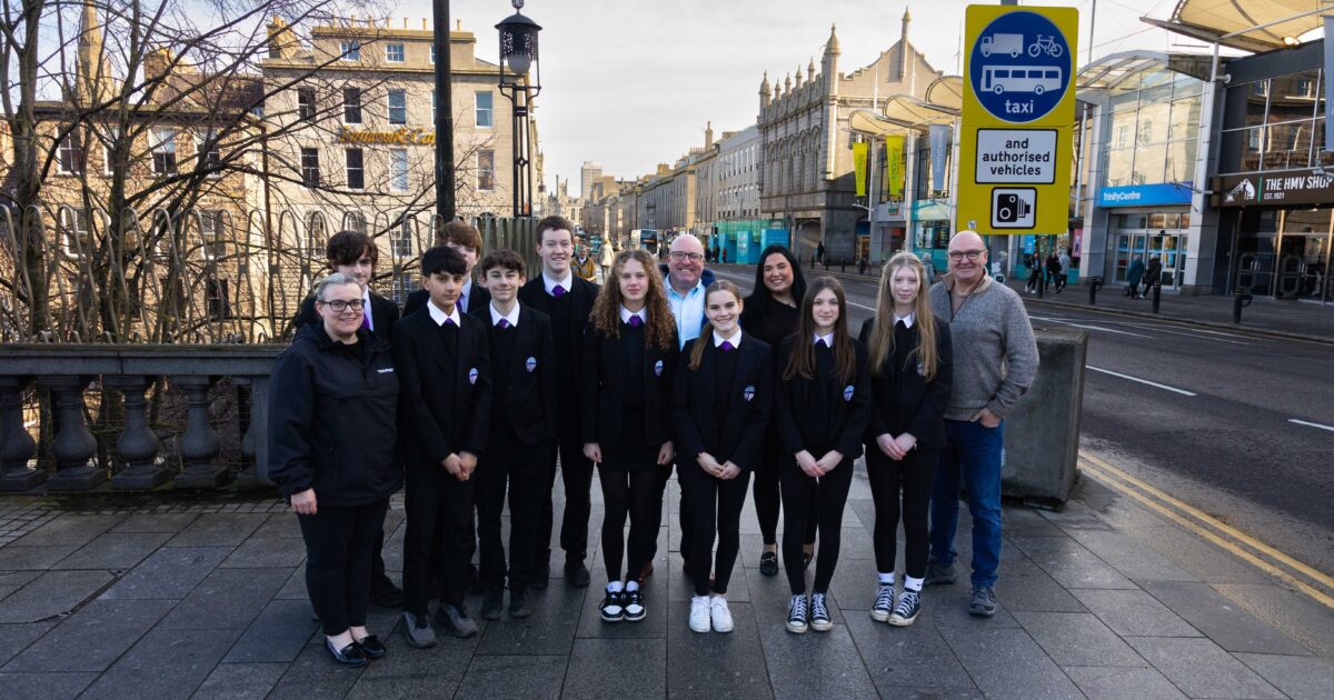OpenGraph Image for Aberdeen schoolchildren share innovative ideas for future high streets with City Council and Our Union Street