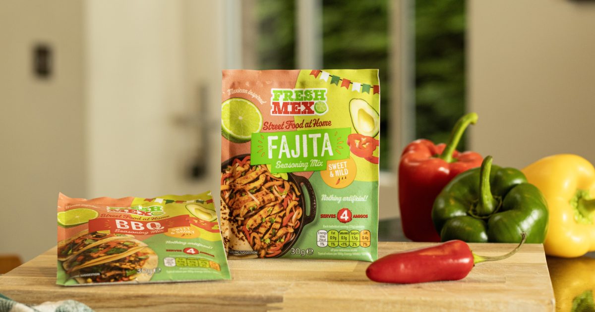 OpenGraph Image for FreshMex secures special buy listing in Aldi Scotland for their restaurant-quality fajita and BBQ seasoning sachets