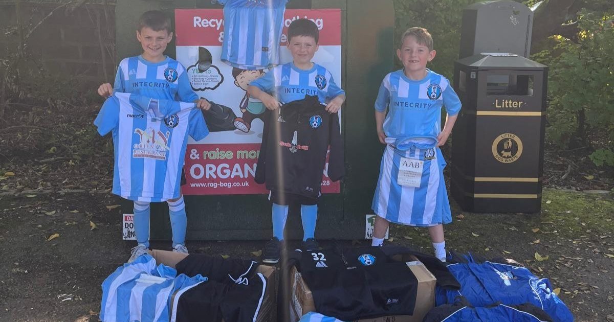 OpenGraph Image for Westdyke Football Club donates kits to help children in need