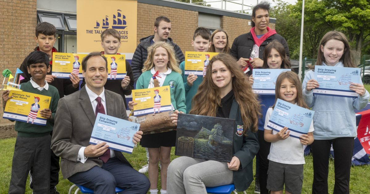 OpenGraph Image for Pupils’ maritime masterpieces to go on Tall Ships display