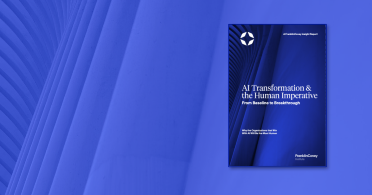 OpenGraph Image for FranklinCovey’s research reveals why early productivity gains don’t guarantee lasting competitive advantage in the AI era