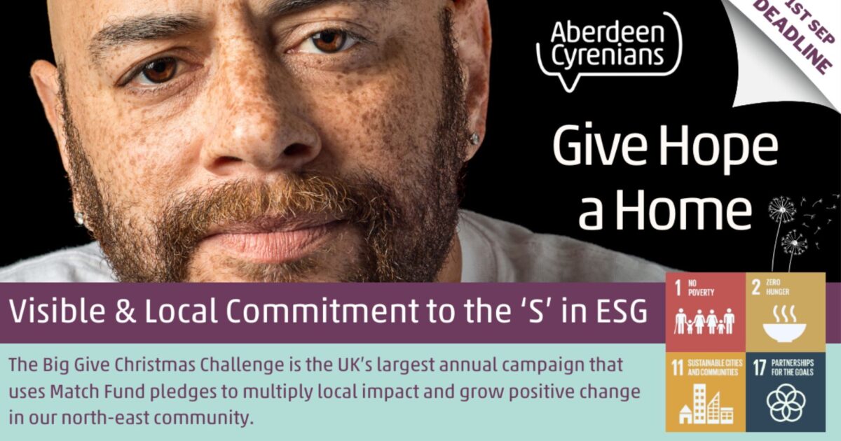 OpenGraph Image for Aberdeen Cyrenians offers local companies the chance to amplify their social impact