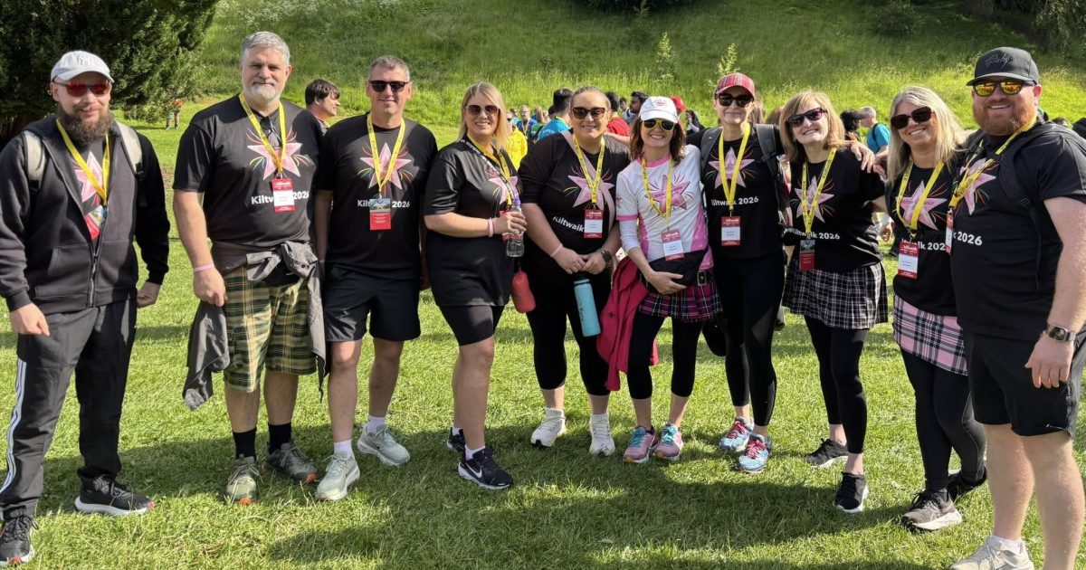 OpenGraph Image for Odfjell Technology colleagues complete Aberdeen Kiltwalk in support of Abbie’s Sparkle Foundation