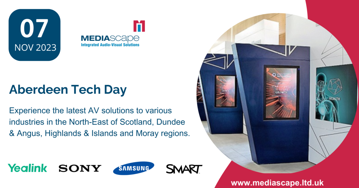 OpenGraph Image for Mediascape unveils Aberdeen Tech Day: A gateway to the future of AV technologies