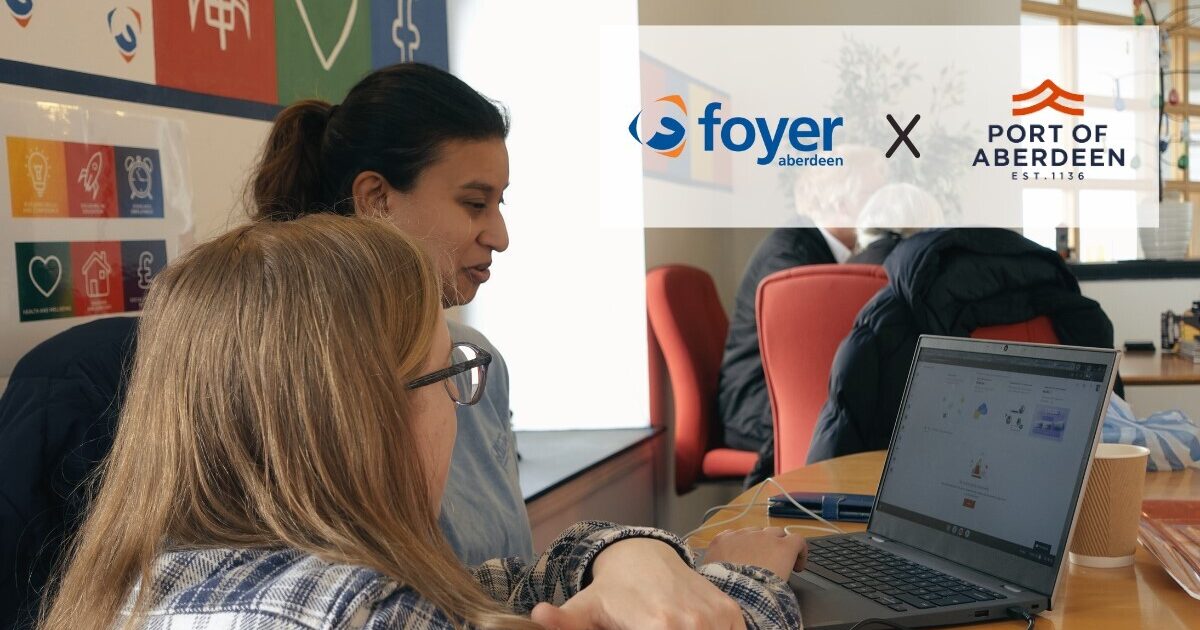 OpenGraph Image for Aberdeen Foyer’s new strategic partnership with Port of Aberdeen to strengthen the Foyer’s Digital Inclusion provision