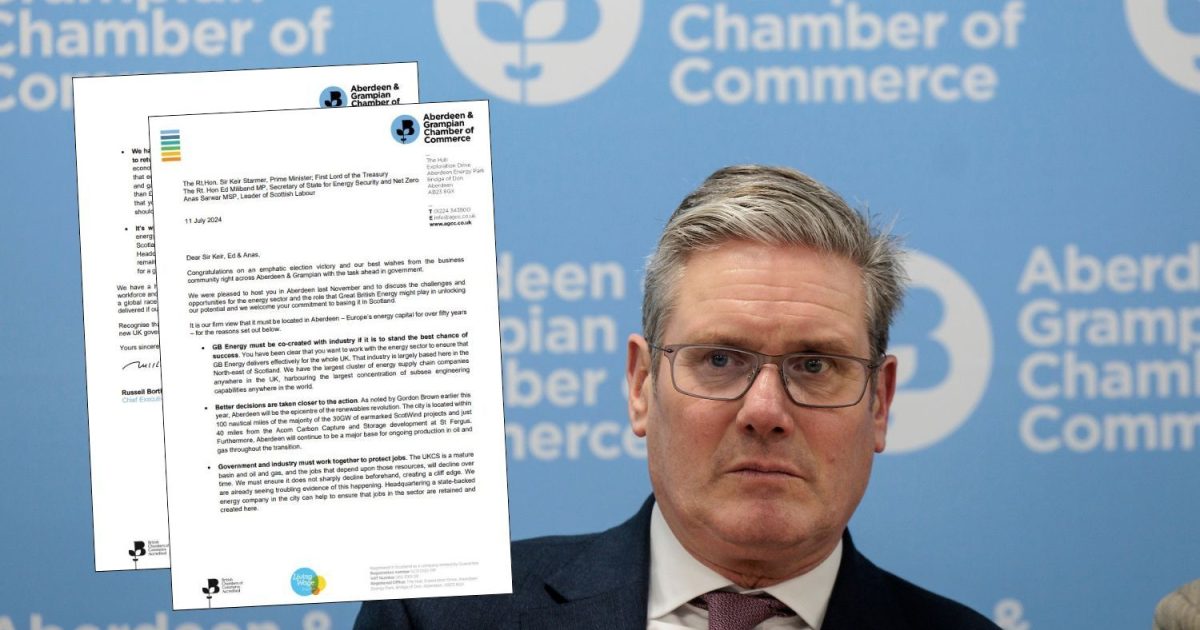 OpenGraph Image for 750 business leaders call on Labour to locate Great British Energy in Aberdeen