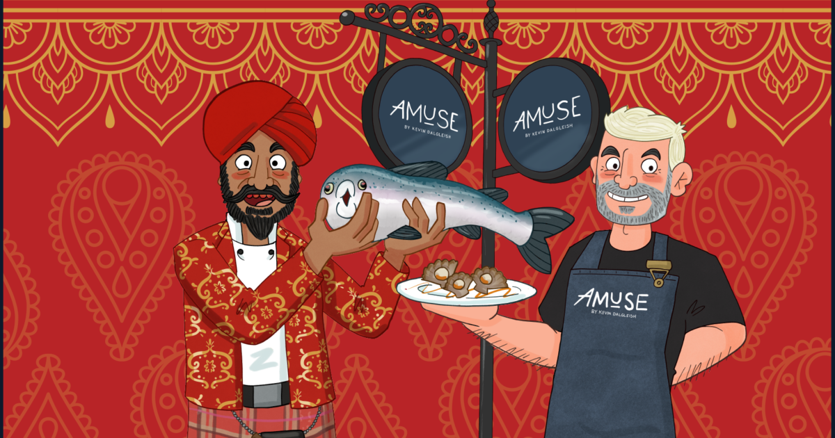 OpenGraph Image for Amuse's Seafood & Spice Night with Chefs Tony Singh and Kevin Dalgleish