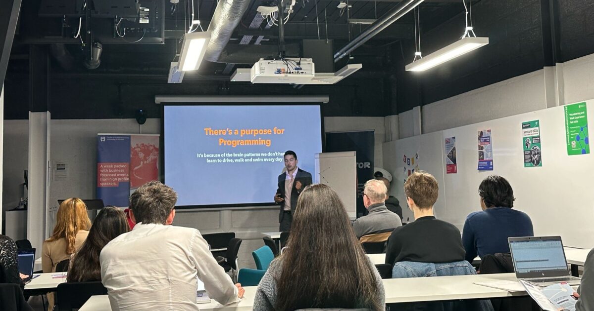OpenGraph Image for AMHWAL Academy's Anurag Rai delivers impactful session at the Entrepreneurship Week at University of Dundee