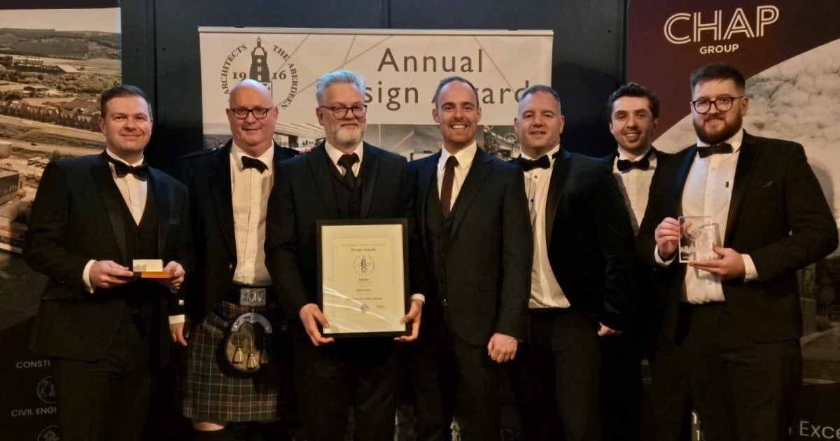 OpenGraph Image for AtkinsRéalis celebrates success of Tillydrone housing development at The Aberdeen Society of Architects Design Awards