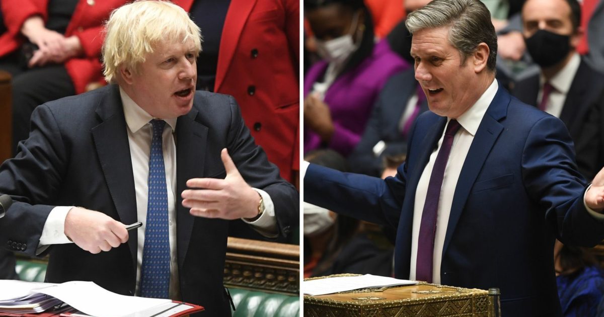OpenGraph Image for Johnson and Starmer clash again over windfall tax