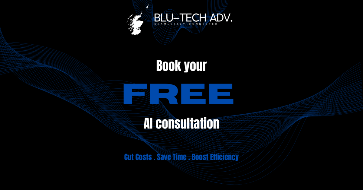 OpenGraph Image for Blu-Tech Adv launches free AI consultation to help businesses cut costs, save time, and accelerate growth