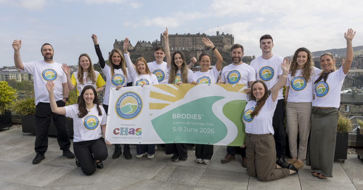 OpenGraph Image for Brodies colleagues go the distance for CHAS with Camino trek