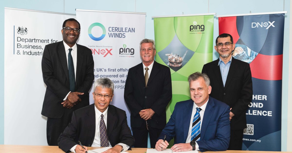 OpenGraph Image for Cerulean Winds and Ping Petroleum UK sign agreement to create one of the UK’s first wind-powered oil and gas facilities