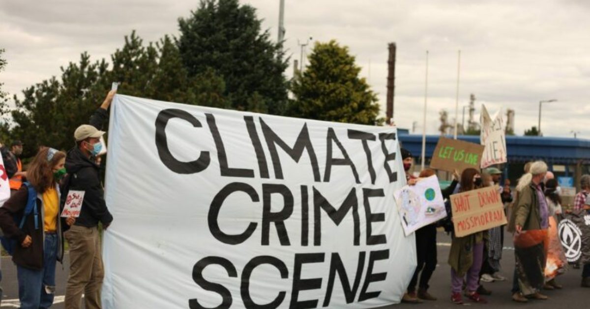 OpenGraph Image for Hundreds of protestors due at Aberdeen climate camp