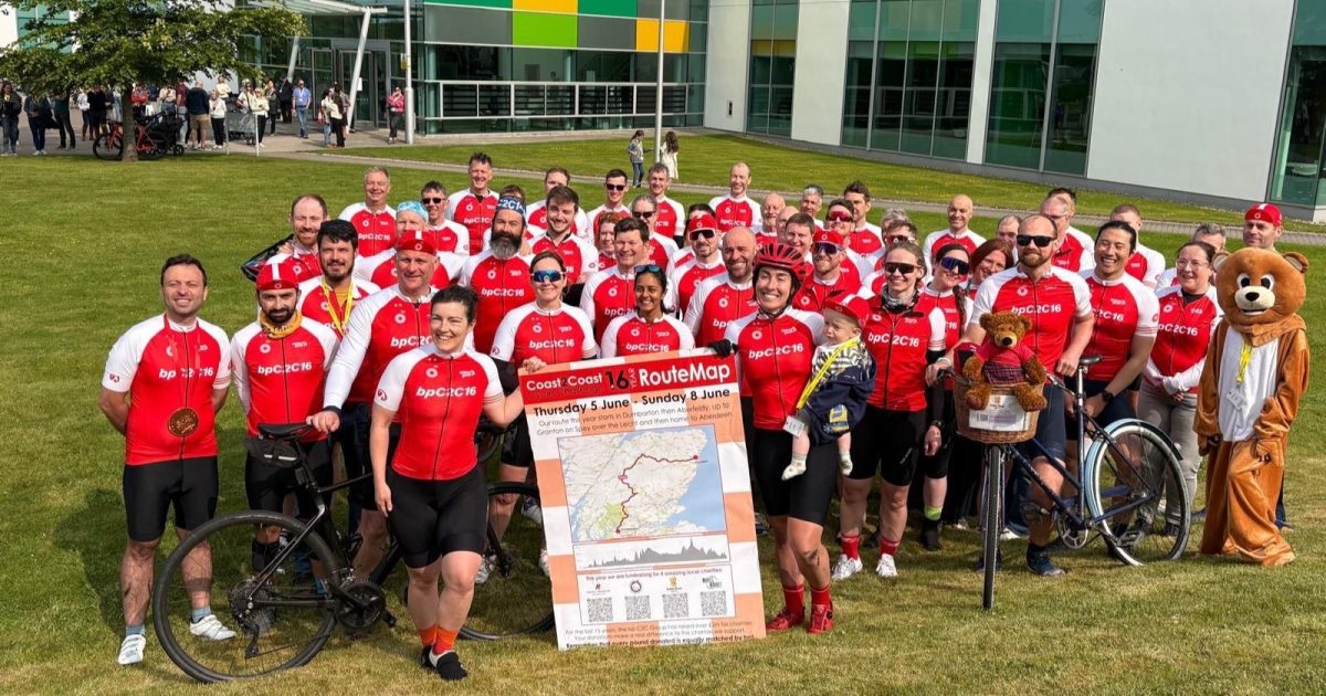 OpenGraph Image for bp's west coast to east coast cycle challenge to raise money for four charities