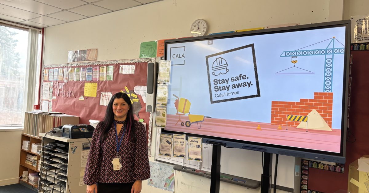 OpenGraph Image for Banchory Primary School welcomes Cala Homes for building site safety talk