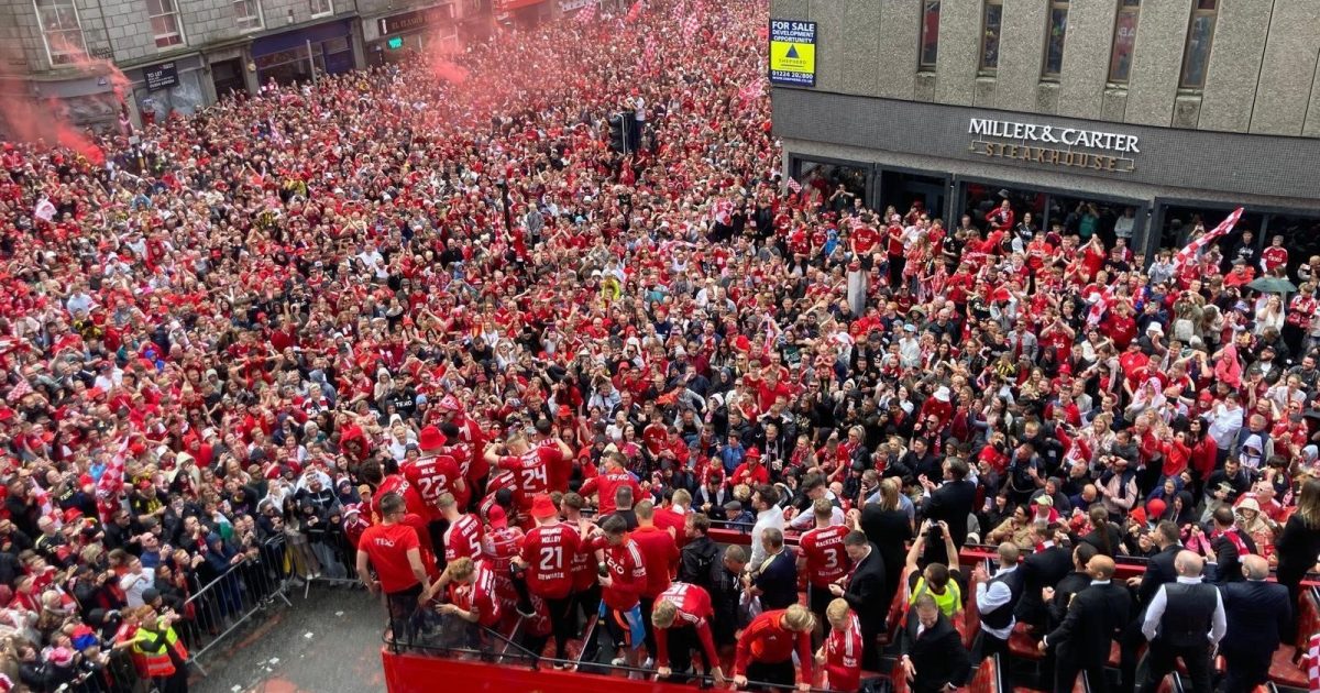 OpenGraph Image for City centre businesses celebrate huge boost from Dons’ victory parade – and want to build on a ‘re-energised’ Aberdeen