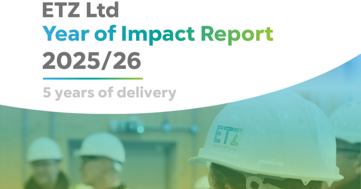 OpenGraph Image for ETZ Ltd publishes its Year of Impact Report for 2025/26 celebrating a strong year of supporting the region