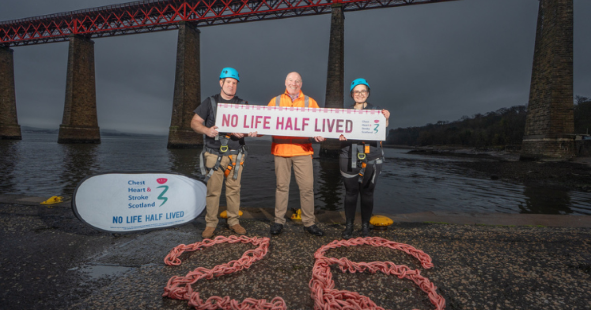 OpenGraph Image for Limited spaces remain for Chest Heart & Stroke Scotland’s Forth Bridge Abseil 