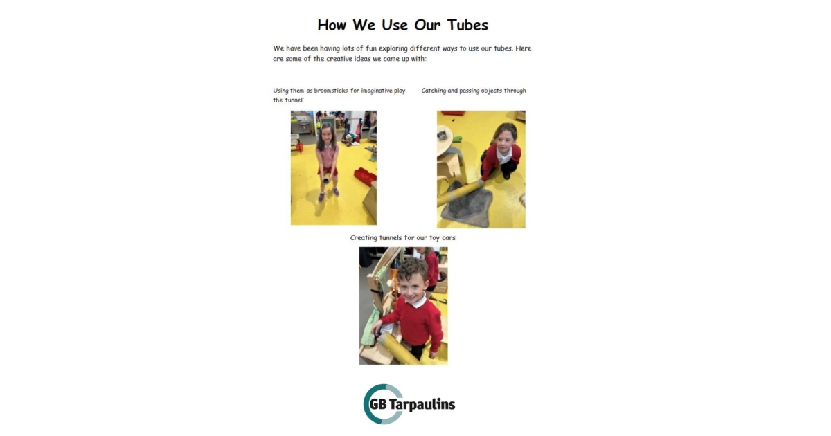 OpenGraph Image for GB Tarpaulins helps local children turn packaging waste into play
