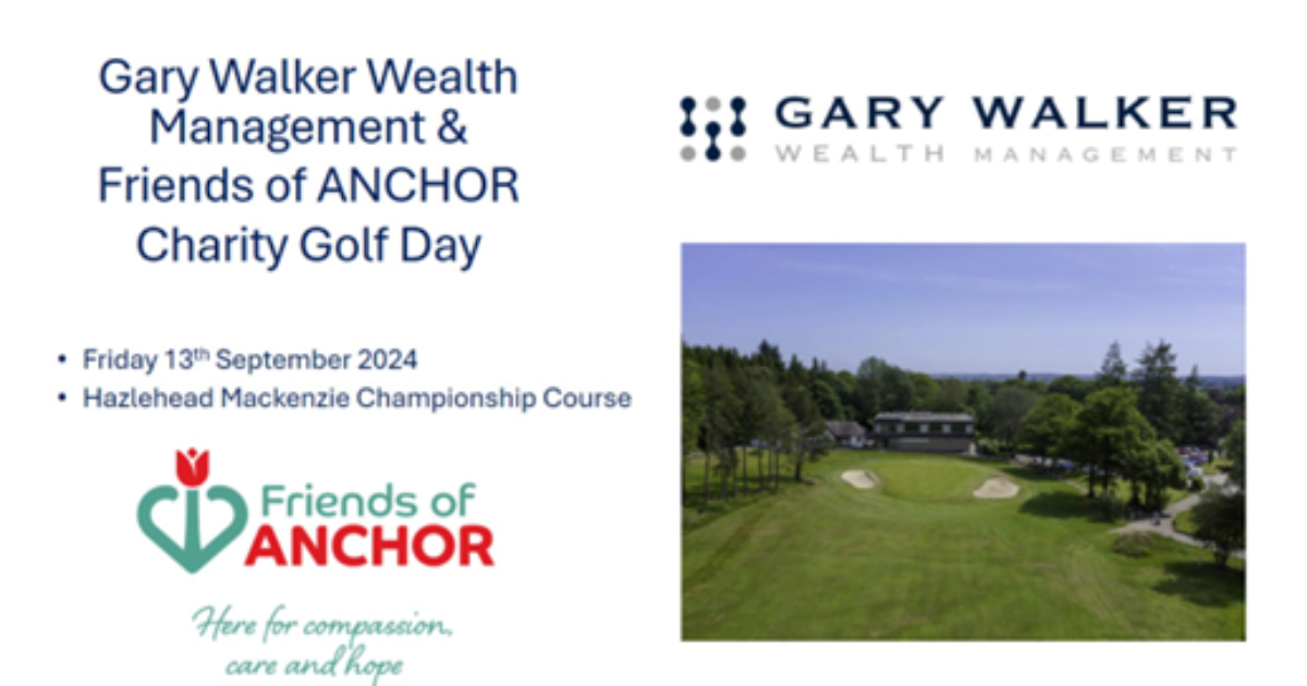 OpenGraph Image for Gary Walker to host charity golf day for Friends of Anchor