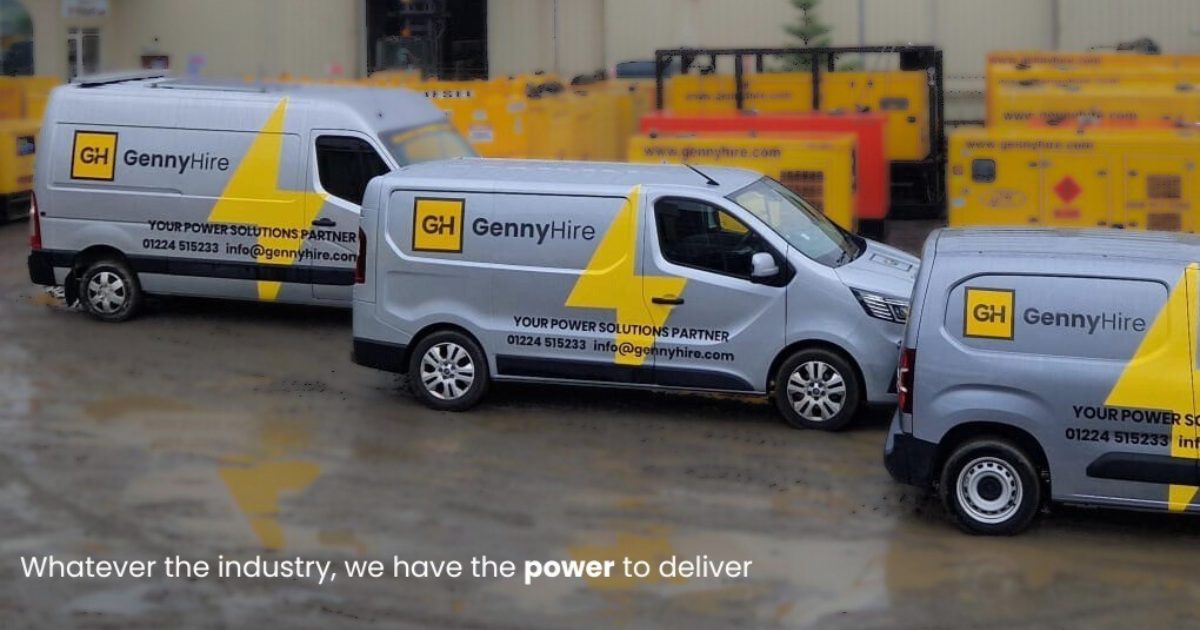 OpenGraph Image for Genny Hire Ltd unveil brand-new van signage