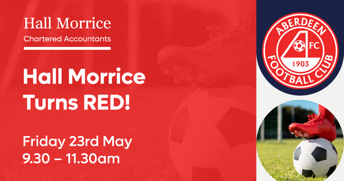 OpenGraph Image for Hall Morrice turns RED for the Scottish Cup Final