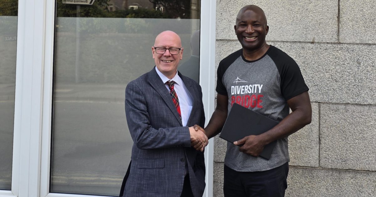 OpenGraph Image for Diversity Bridge SCIO meets with MSP to discuss diversity initiatives in Aberdeen