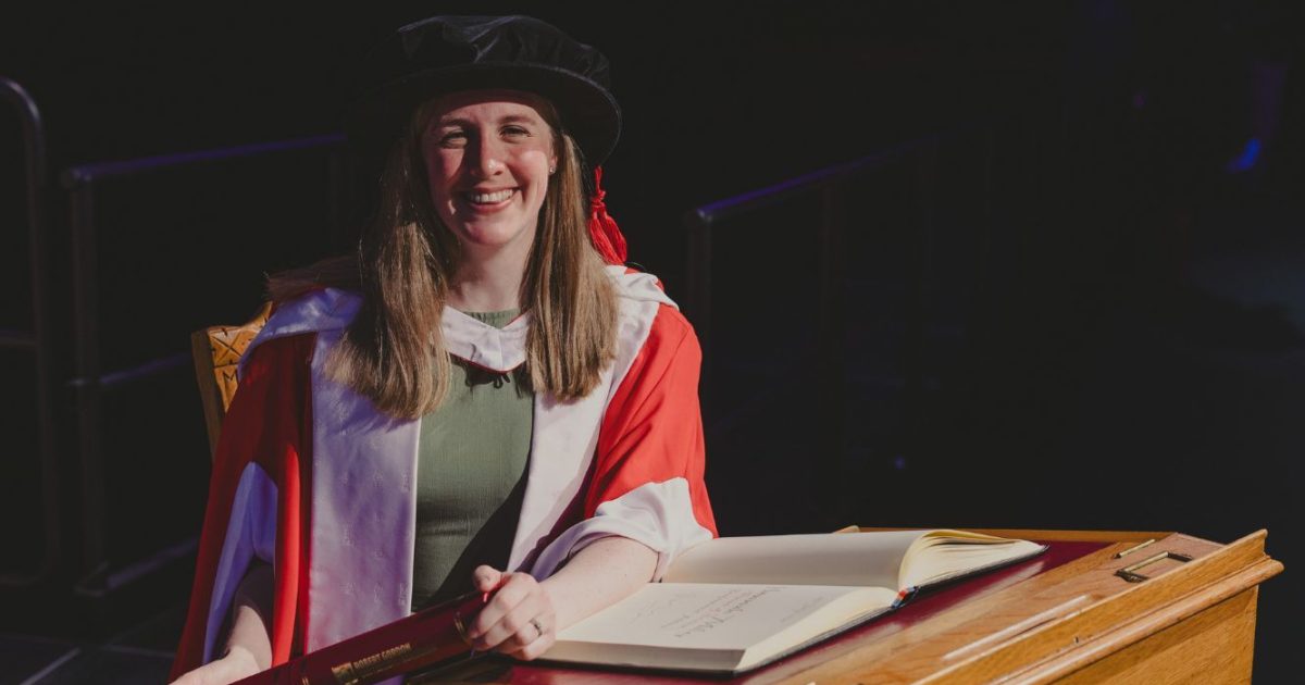 OpenGraph Image for Swimming star receives Honorary Degree from RGU