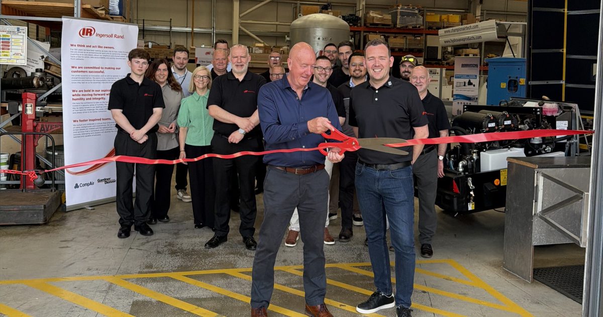 OpenGraph Image for Ingersoll Rand, formerly MB Air Systems, marks Aberdeen transition with customer open day