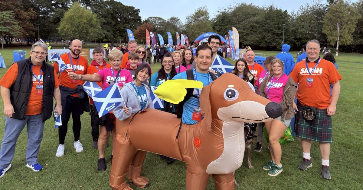 OpenGraph Image for Miles of Smiles shine at Edinburgh Kiltwalk with Elior UK team