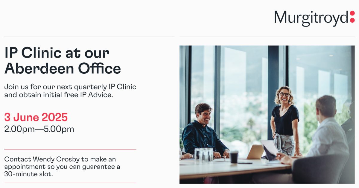 OpenGraph Image for Murgitroyd to host IP Clinic at Aberdeen office