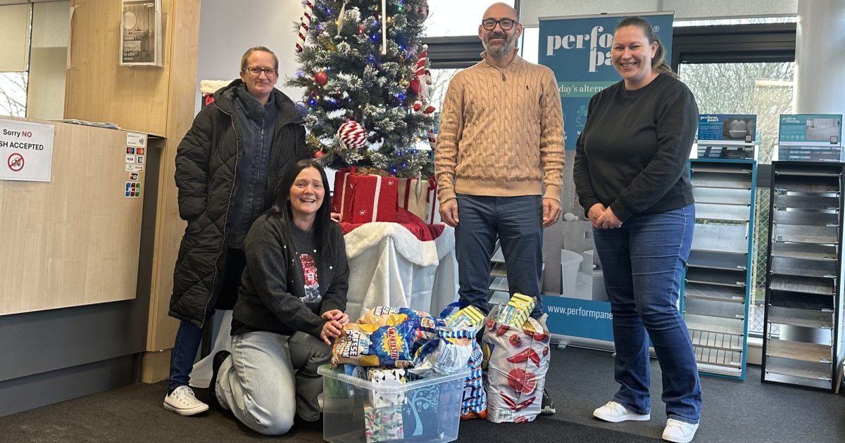 OpenGraph Image for Perform Panel team supports local food banks this festive season