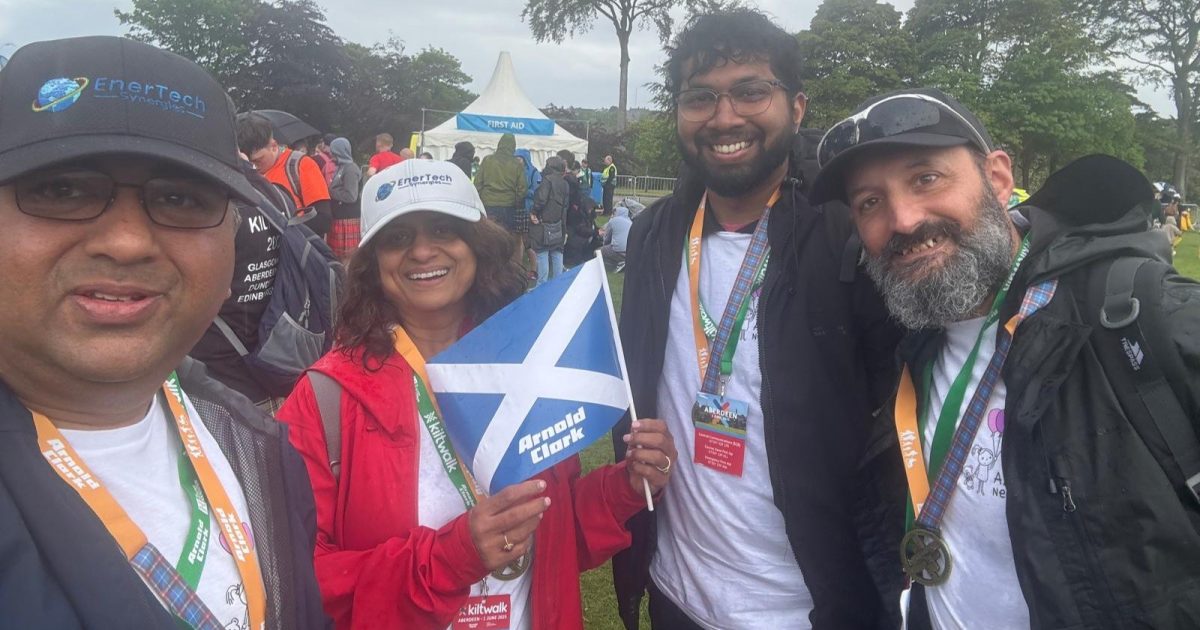 OpenGraph Image for Walking with purpose: EnerTech Synergies raises over £1,000 at Kiltwalk 2025