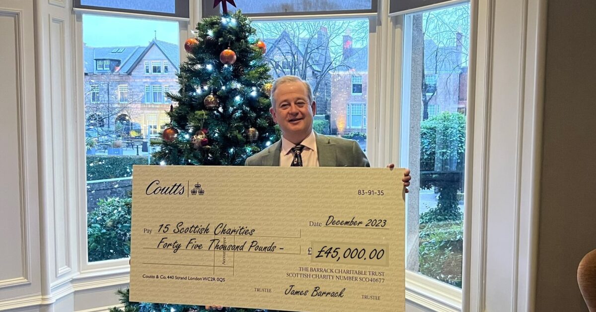 OpenGraph Image for Barrack Charitable Trust donates £45,000 to15 charities