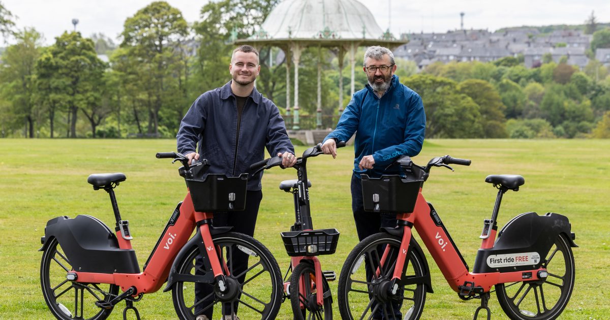 OpenGraph Image for Launch of new Voi ebikes in Aberdeen