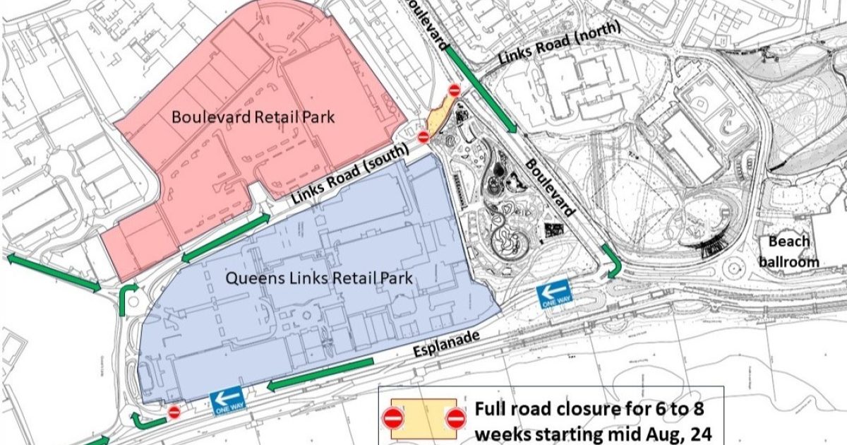 OpenGraph Image for Utility diversion works to start on Links Road as part of new beach playpark and events park