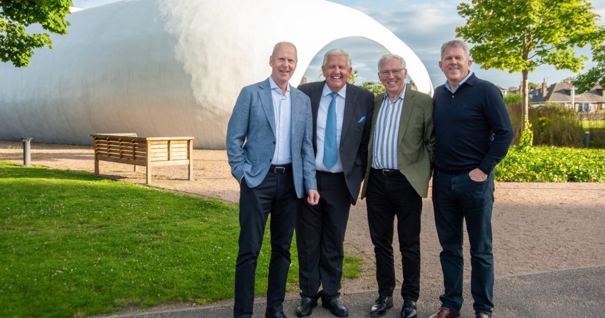 OpenGraph Image for Scottish golf legend Colin Montgomerie joins Maggie's Aberdeen to celebrate 80,000 visits to cancer care centre