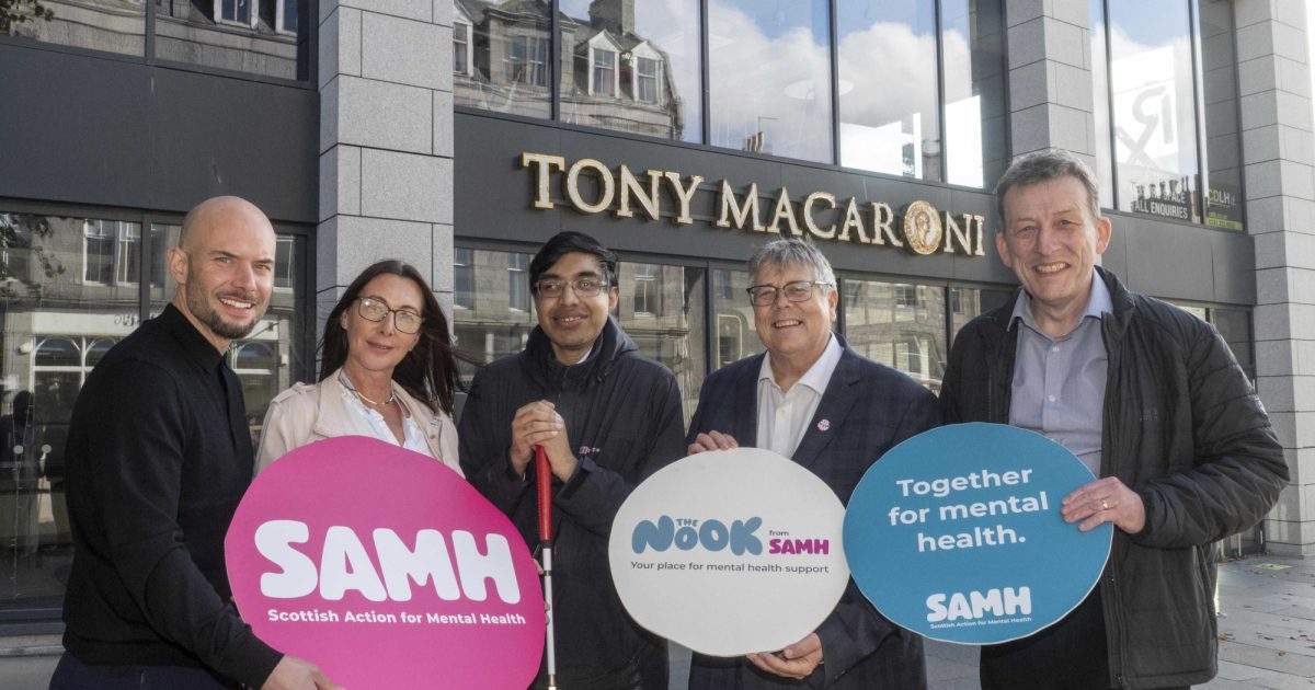OpenGraph Image for SAMH announces location of innovative mental health support hub for Aberdeen