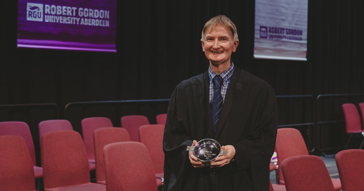 OpenGraph Image for Inaugural Denis Law RGUplus awards presented at RGU graduation